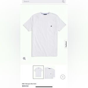NWOT Brooks Brothers White Classic T w/ emblem plus RL white t shirt